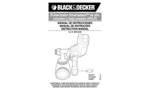 Black and Decker HVLP200 User Manual