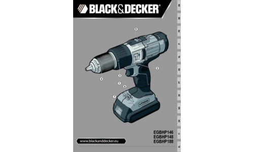 Black and Decker HP188F4L User Manual