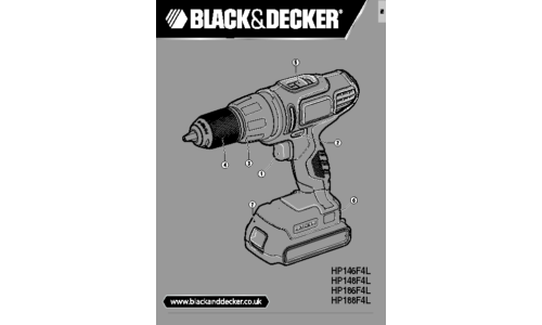 Black and Decker HP148F4L User Manual