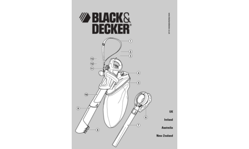 Black and Decker GW2610V Technical Data