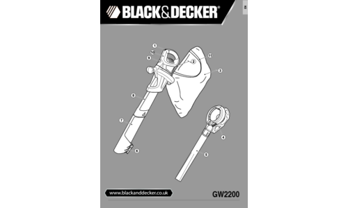 Black and Decker GW2200 User Manual