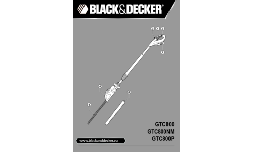 Black and Decker GTC800NM User Manual