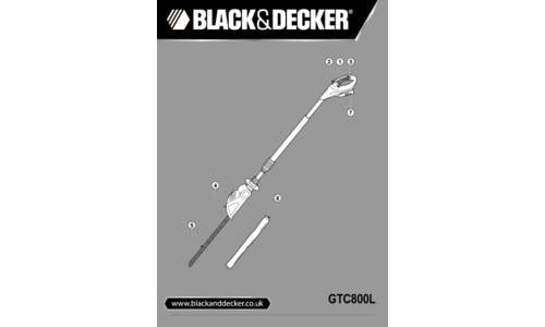 Black and Decker GTC800L User Manual