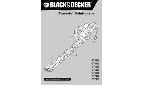 Black and Decker GT6025 User Manual