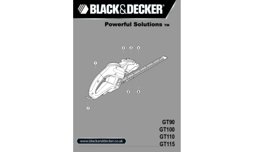 Black and Decker GT110 Grass Trimmer