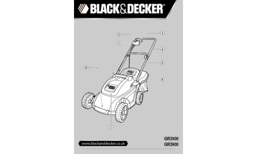 Black and Decker GR3000 Technical Data