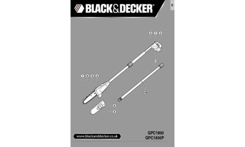 Black and Decker GPC1800L User Manual