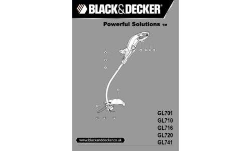 Black and Decker GL716 User Manual