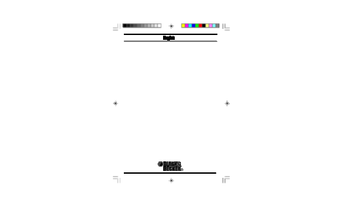 Black and Decker GL560 User Manual