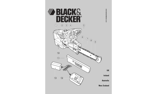 Black and Decker GKC1817 User Manual