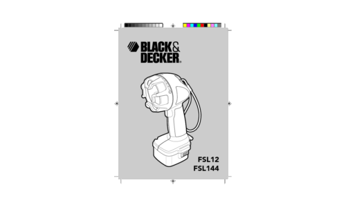 Black and Decker FSL144 User Manual