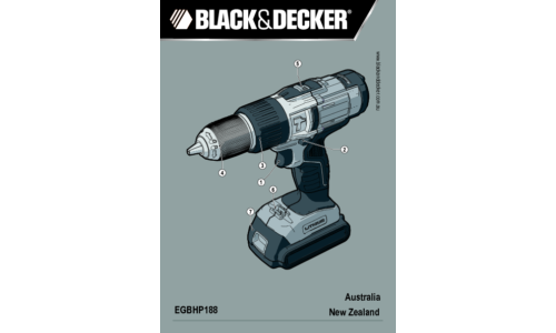 Black and Decker F63E User Manual