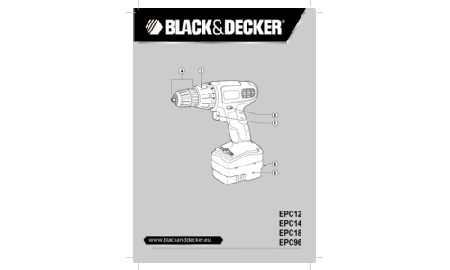 Black and Decker EPC18 User Manual