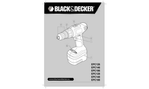 Black and Decker EPC126 User Manual