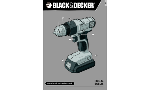 Black and Decker EGBL14 User Manual