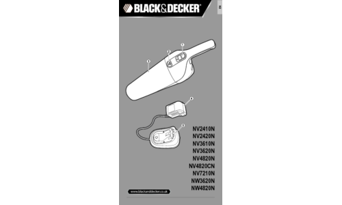 Black and Decker Dust Buster 90501843 User Manual