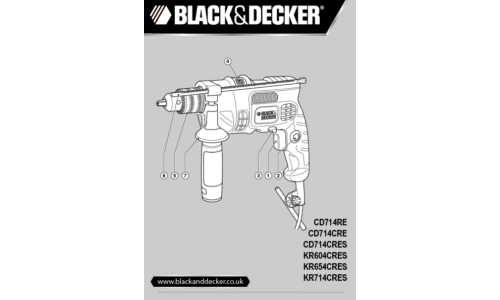 Black and Decker CD714CRES User Manual