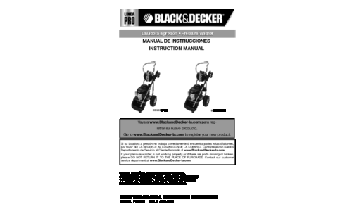 Black and Decker BDG3100-B3 User Manual