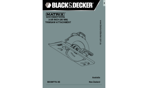 Black and Decker BDCMTTS-XE User Manual