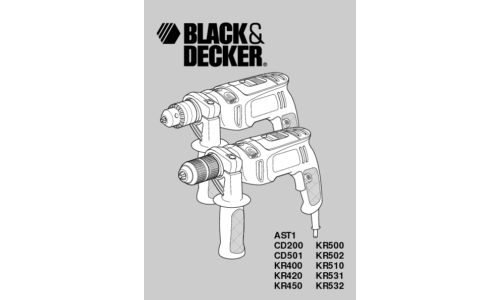 Black and Decker AST1 User Manual