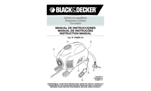 Black and Decker ASI200 User Manual