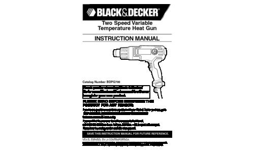 Black and Decker AS800 User Manual