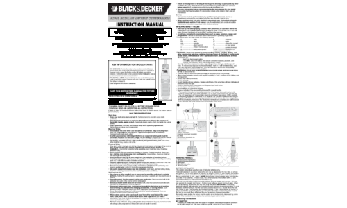 Black and Decker AS600 User Manual