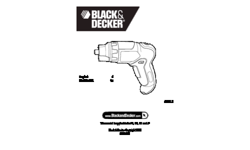 Black and Decker AS36LN Technical Data