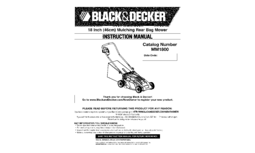 Black and Decker 90552856 User Manual