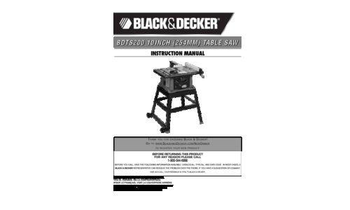 Black and Decker 90528116 User Manual