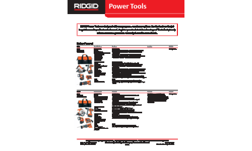 RIDGID R932 User Manual