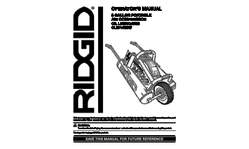 RIDGID OL50145MW User Manual