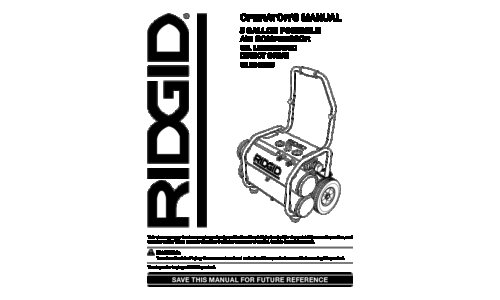 RIDGID OL50135W User Manual