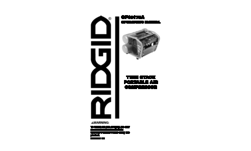 RIDGID OF45175A User Manual