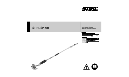 Stihl SP 200 User Manual