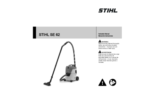 Stihl SE 62 User Manual