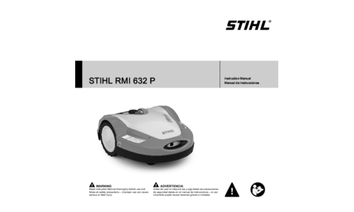 Stihl RMI 632P Mower User Manual