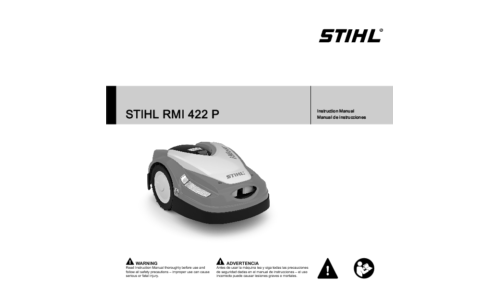 Stihl RMI 422P Mower User Manual