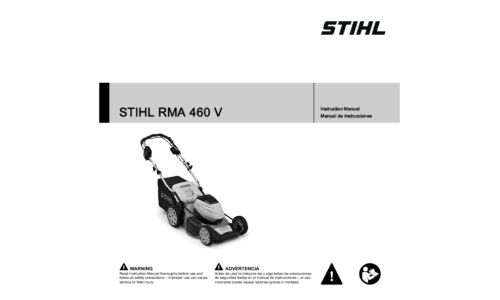 Stihl RMA 460V Mower User Manual