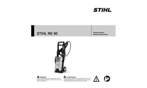 Stihl RE 90 User Manual