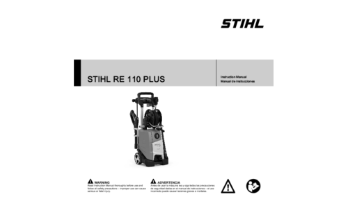 Stihl RE 110 Plus User Manual