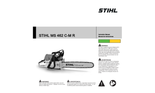 Stihl MS 462C-M R Chainsaw User Manual