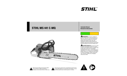 Stihl MS 441C-MQ Chainsaw User Manual