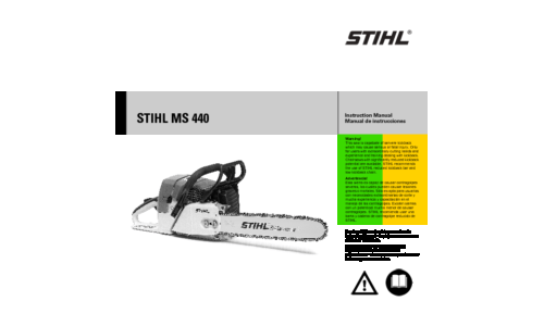 Stihl MS 440 Chainsaw User Manual