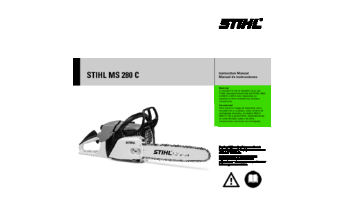 Stihl MS 280C Chainsaw User Manual