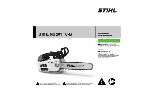 Stihl MS 201TC-M Chainsaw User Manual