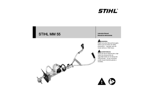 Stihl MM 55 User Manual