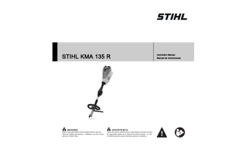 Stihl KMA 135R User Manual