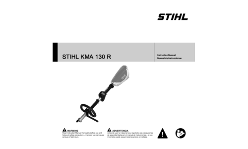 Stihl KMA 130R User Manual