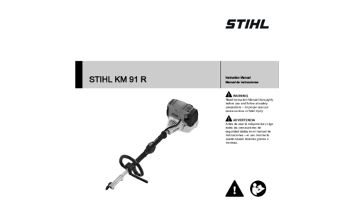 Stihl KM 91R Trimmer Head User Manual